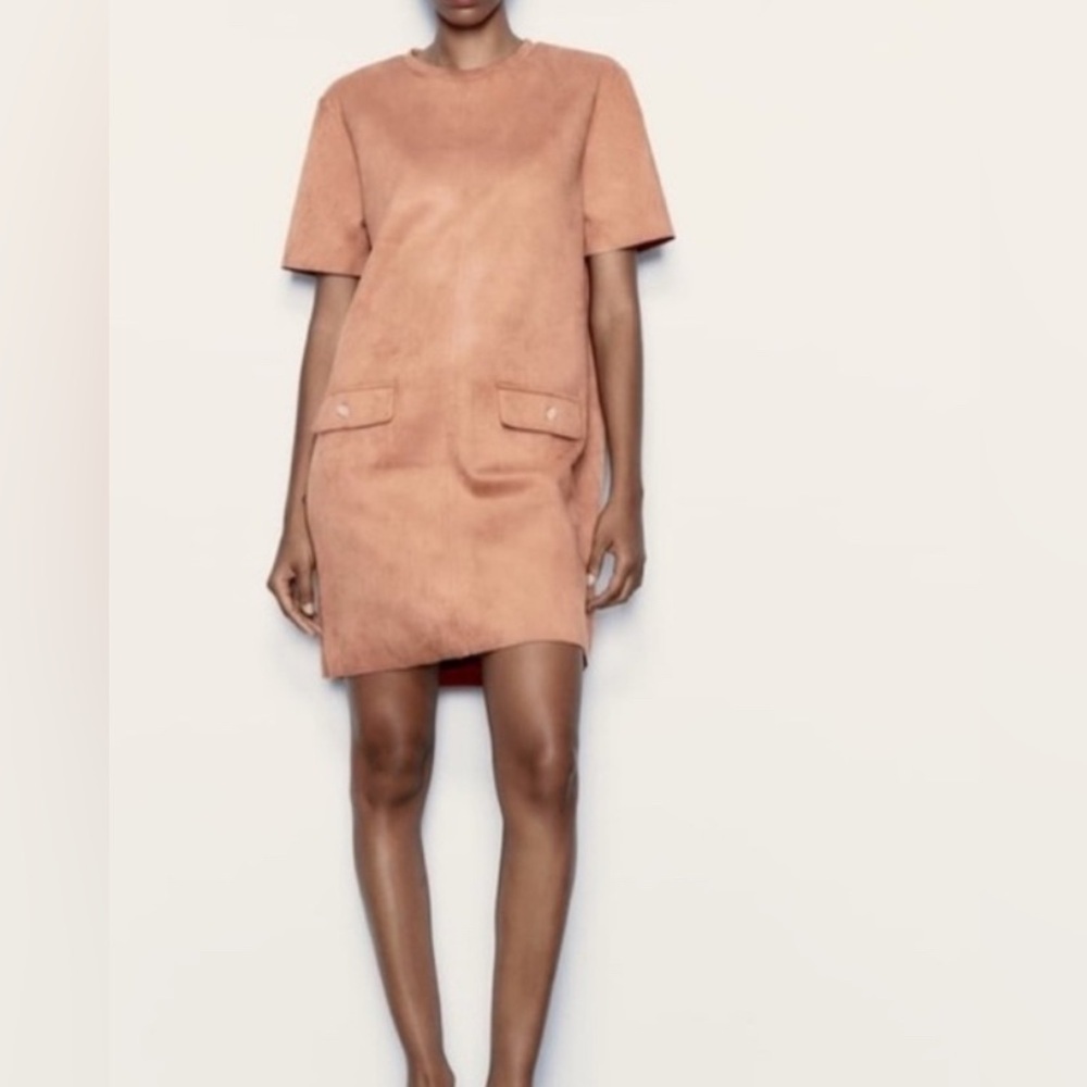 Zara Tan Mini Dress